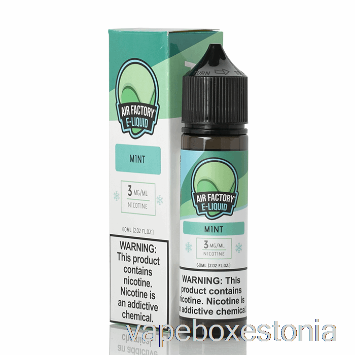 Vape Box Estonia Mint - õhutehase E-vedelik - 60ml 3mg